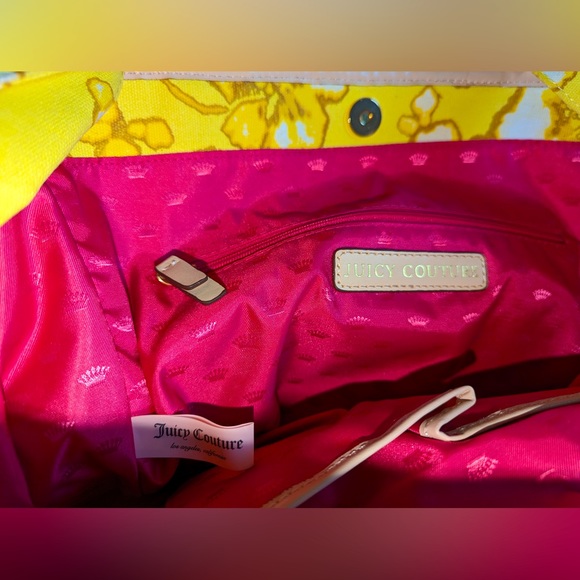 Juicy Couture Yellow Hawaiian floral tote - Picture 6 of 6